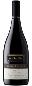 Botella de vino Gran Reserva Syrah de Santa Ema